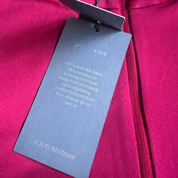 New KJUS Golf Pullover Q-Zip Shirt Spring Hill Golf Club Minnesota Red 54 XL - Picture 3 of 8